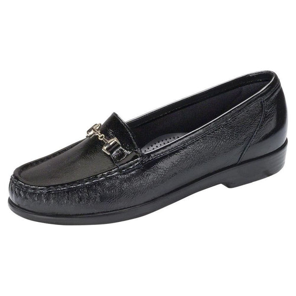 SAS Women's Metro Slip-On Loafer in Patent Black Wide – Footprint USA
