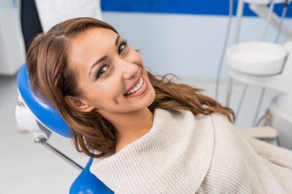 woman on clinic orthodontistry