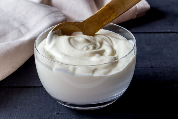 Plain yogurt raises the pH levels in a person's mouth which means that it will lower tooth decay. The calcium and protein improve the overall health of your teeth.