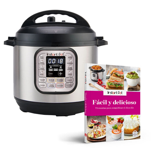 Pack Olla Instant Pot Duo 60 (5,7 litros) + Libro Fácil y delicioso |  InstantStore