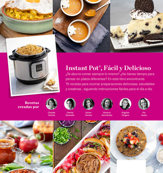 Libro de Recetas Instant Pot Fácil y Delicioso | InstantStore