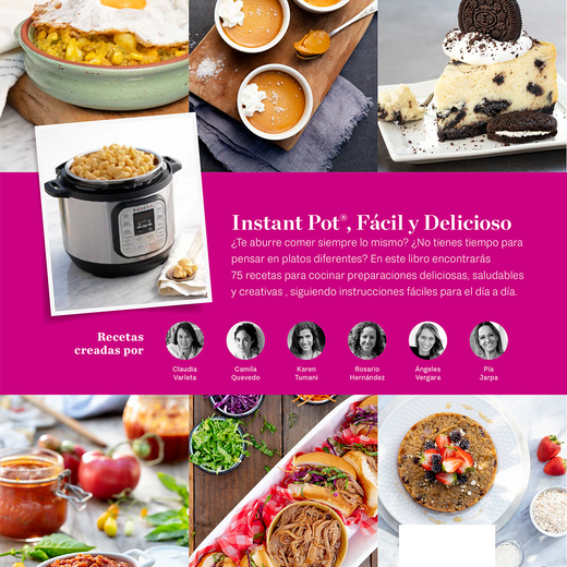 INSTANT POT COOKBOOK ¡En EspaÑol!: Instant Pot Recipes Ricas Y Rápidas: Instant  Pot Recipes Ricas Y Rápidas: (Pressure Cooker Recipes) 