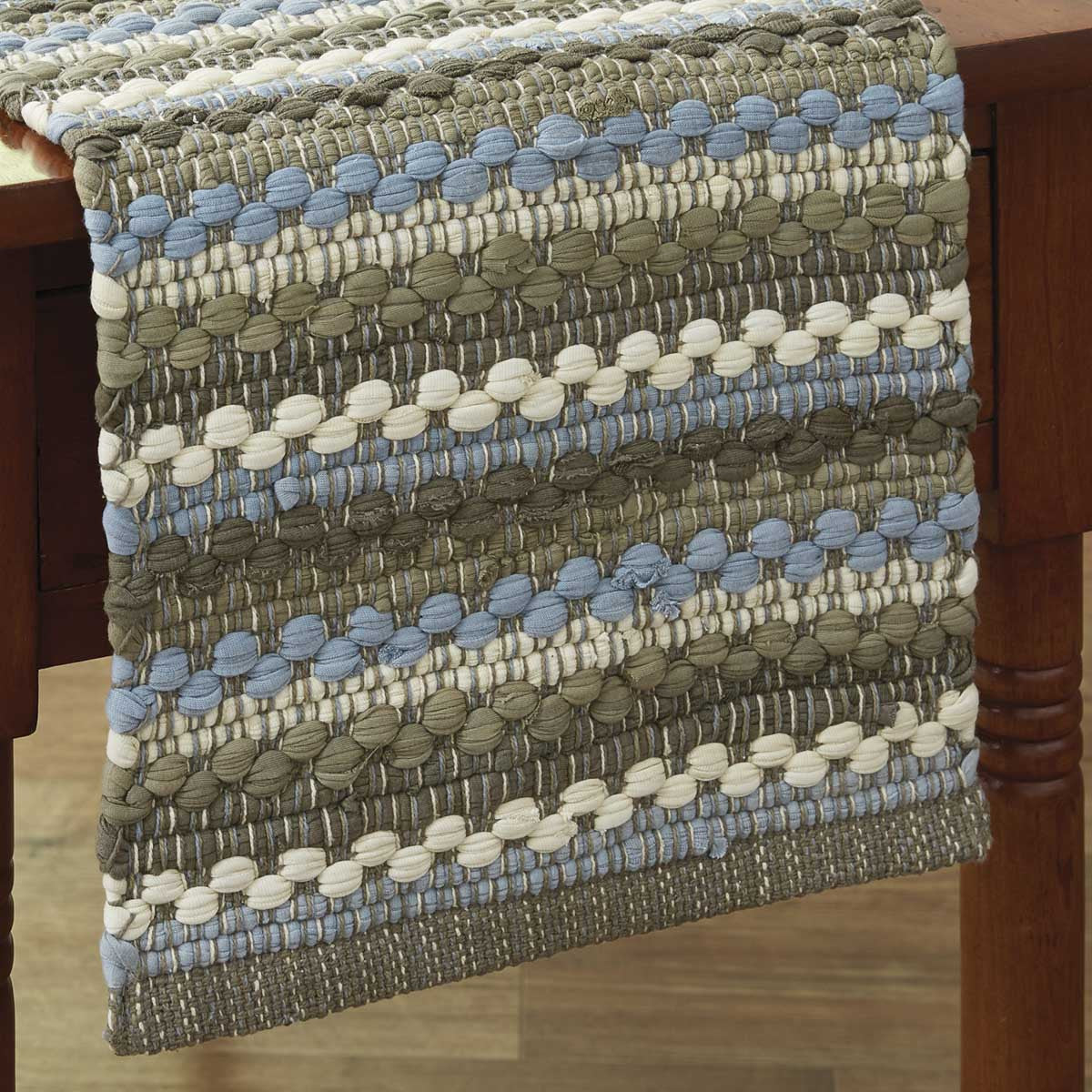 Prairie Wood Table Runner - 54"L - Chindi Park Designs