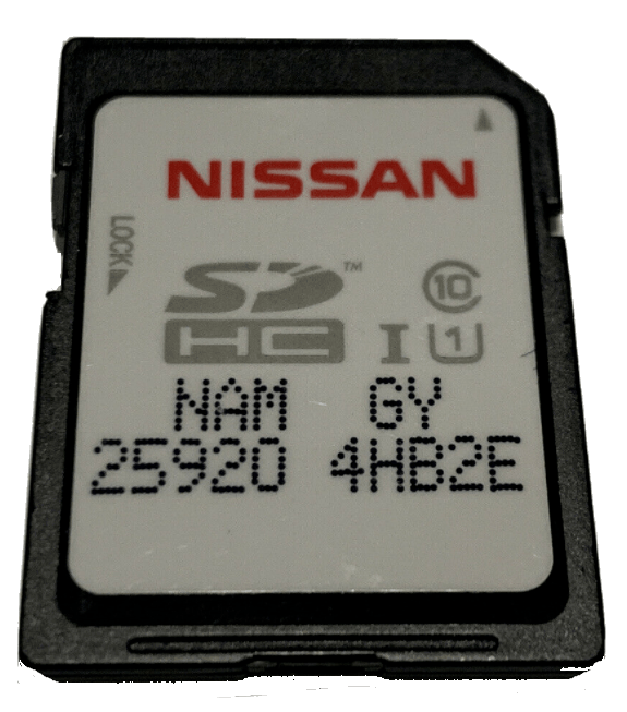 nissan map sd card