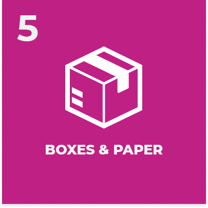 Boxes and paper
