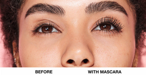 Legendary Lengths Mascara - before and after.