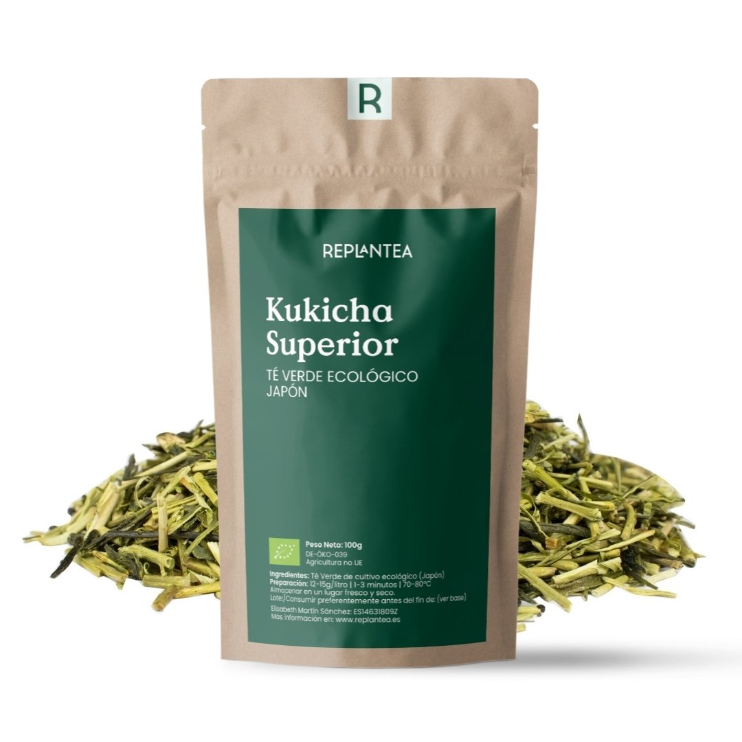 Chá de kukicha 100% biológico Replanta