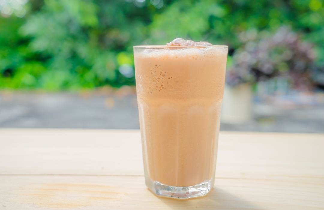 Té oolong con leche helado