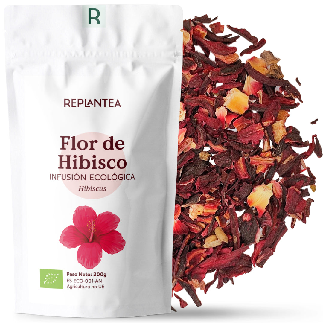 Buy Organic Hibiscus Blossom Tea 200g | REPLANTEA®