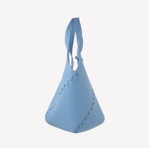 Modern Basket Bag - Light Blue