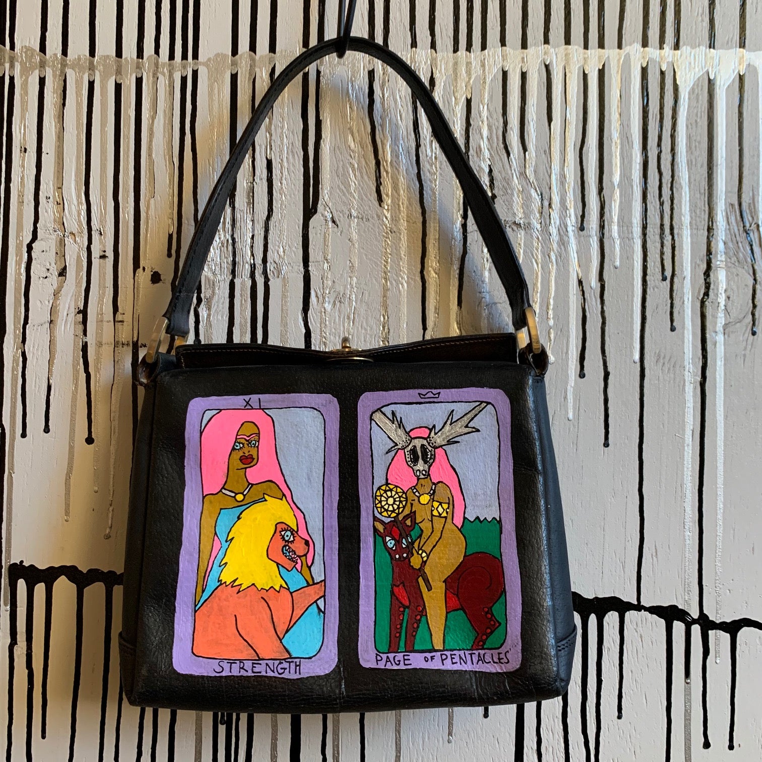 gucci painted bag