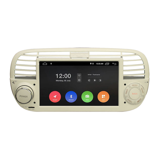 Navigation for Fiat 500, Carplay, Android, DAB, Bluetooth