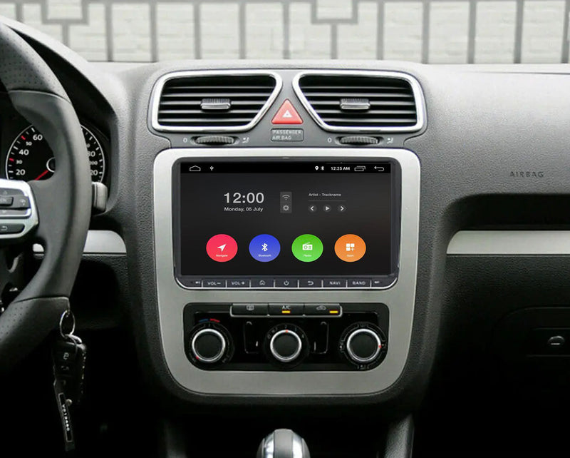 Autoradio & Navigatie voor VW Seat & Skoda 9" | Carplay Draadloos | Android | 32GB