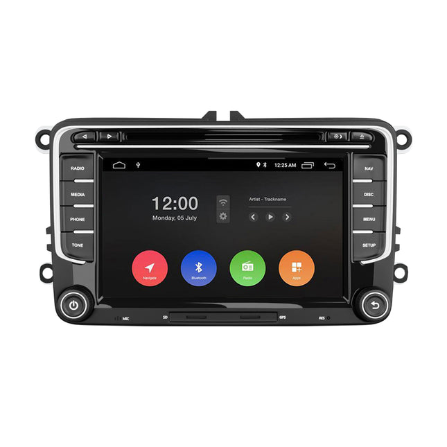 Autoradio GPS Android 12 VOLKSWAGEN Polo 5 2009-2013 avec Android Auto et  Apple Carplay sans fil intégré