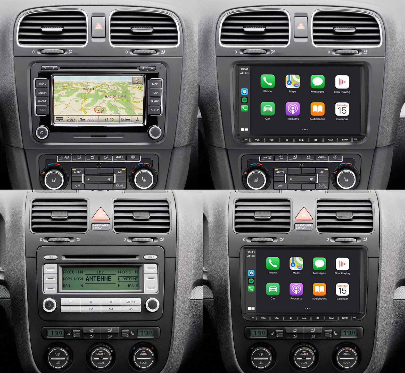 Geest marge Maestro Autoradio & Navigatie voor VW Seat & Skoda 9" | Carplay | Android | 32 –  Autoradioplaza