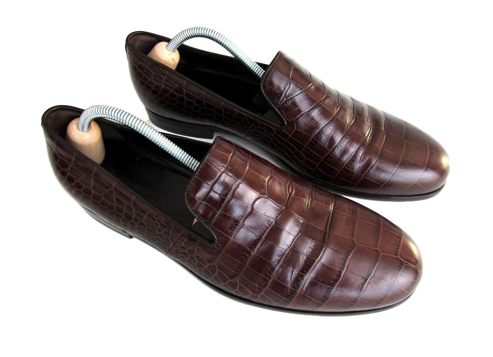 croc leather shoes