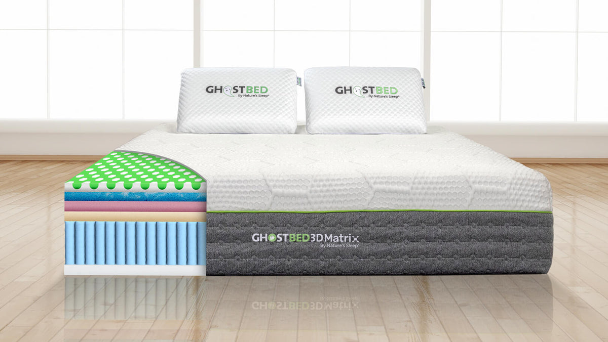 ghostbed 3d matrix hybrid mattress king