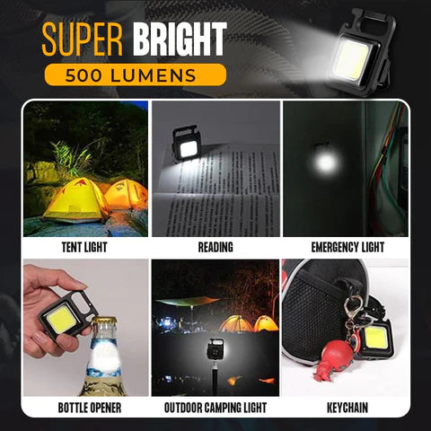 Multifunctional Re-Chargeable Keychain Emergency Light