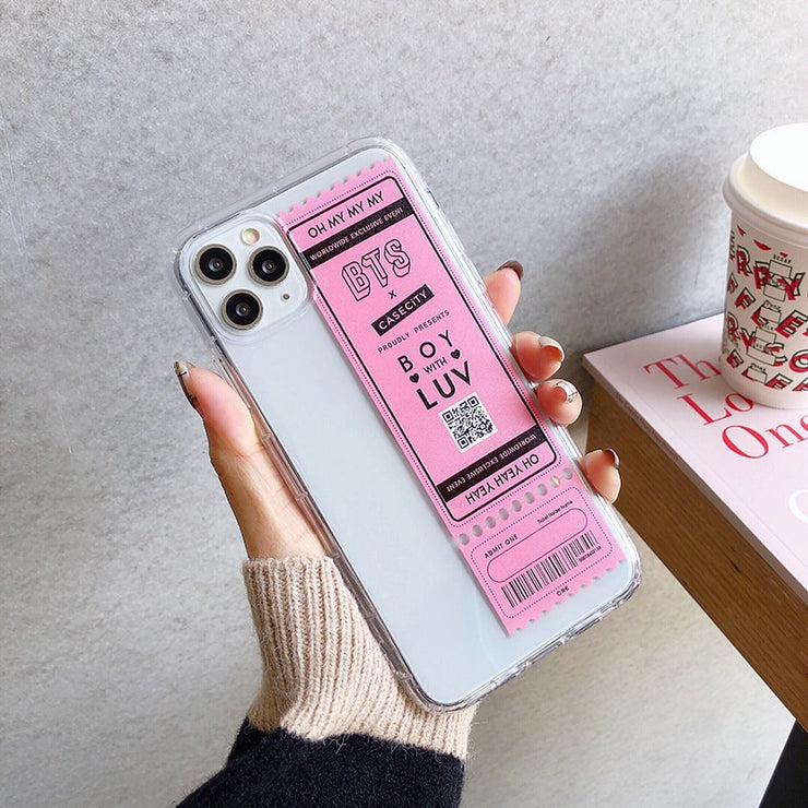 bts concert tickets phone case for iphone kpopcollector