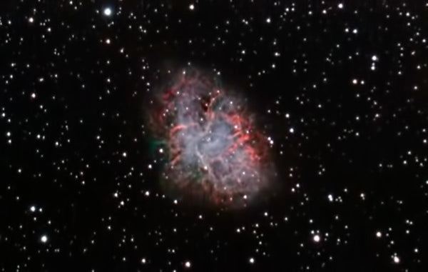 Crab Nebula taken with ZWO 290MC and Night Owl Reducer