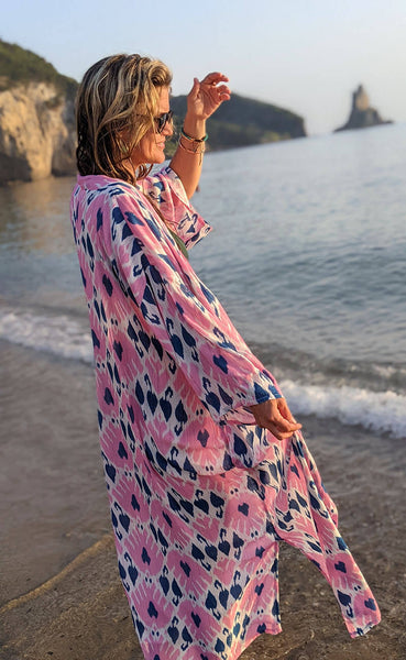 Long Cotton Kimono Robes for Women, Paradise Bird Print Fabric, Soft and  Comfortable Night Robes, Cotton Wrap Dress, Dressing Gown Handmade - Etsy