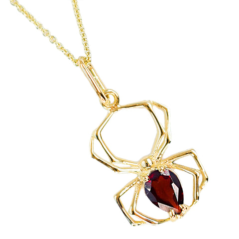 14k or jaune grenat rouge pendentif araignée inchoo bijoux vogue novembre 2020 serena williams