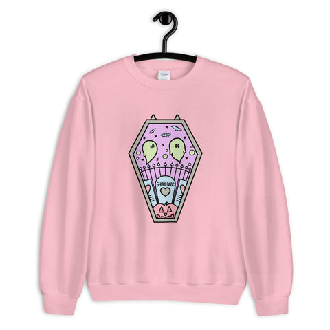 ghoulbabe graveyard sweatshirt, valentines gift, inchoo bijoux