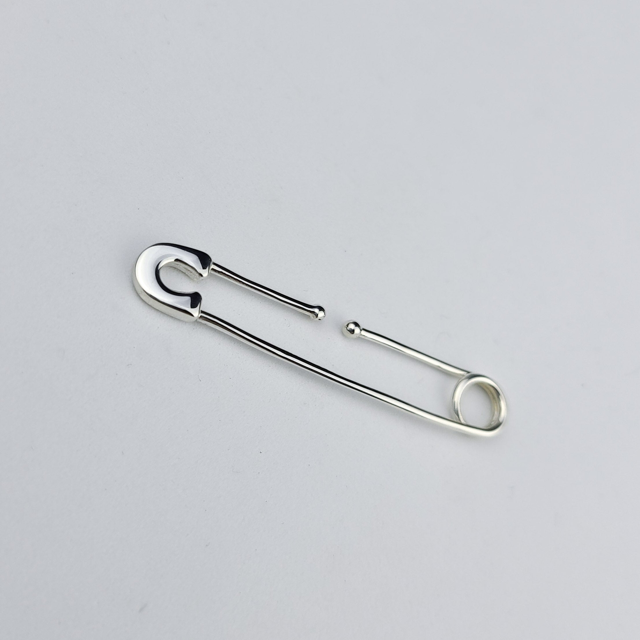 Bold FAKE Cheek Piercing Safety Pin — Inchoo Bijoux