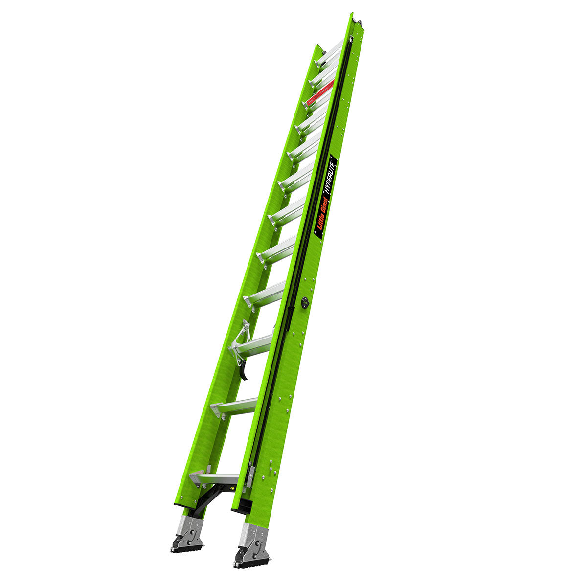 28 ft fiberglass ladder with hooks