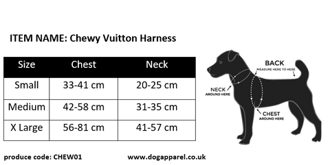 Chewy Vuitton - Harness & Leash Red Set – Dog Apparel