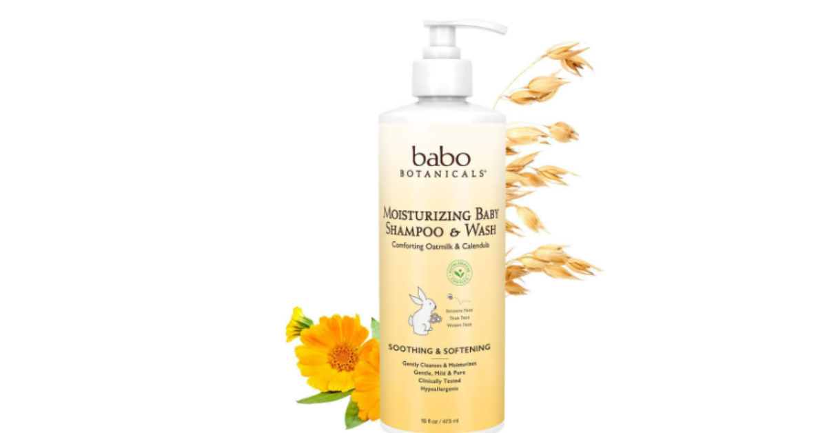 Babo Botanicals Moisturizing Baby Shampoo And Wash