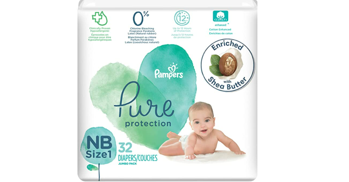 Pampers Pure Protection Disposable Diapers