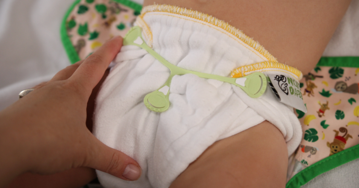prefold diaper folding