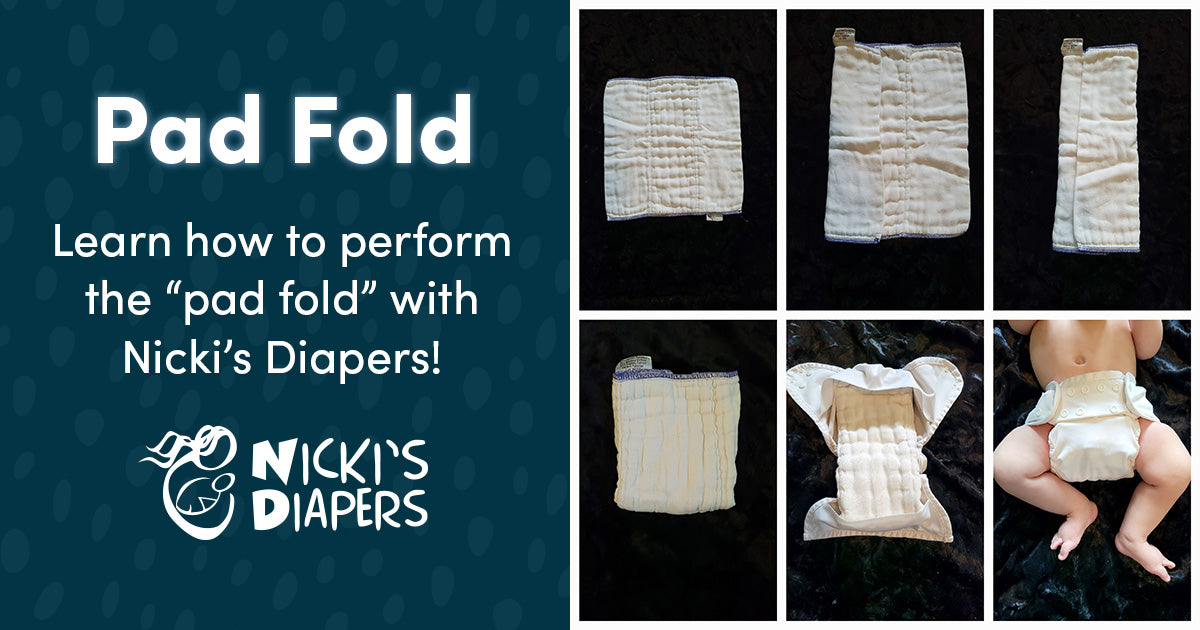 how to pad fold cloth diaper prefolds