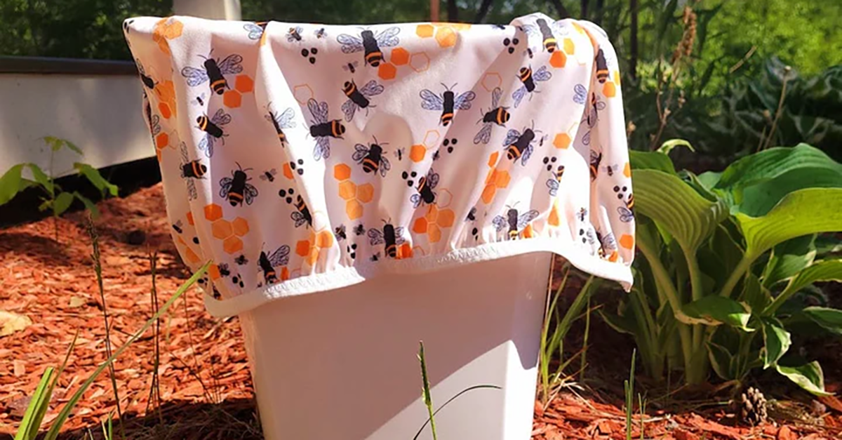 cloth diaper pail for dry pail method