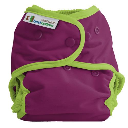 Best Bottom BIGGER All In Two Diaper Cover - Plum Pie