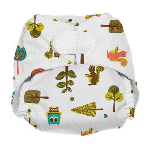 Ultra-Lite Diaper - White Safari - Kushies Baby CANADA Inc