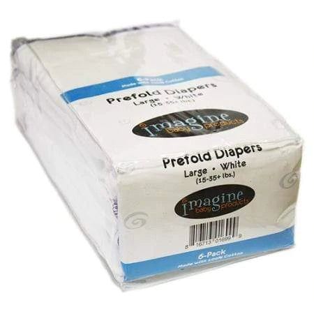 Image of Imagine Baby Cotton Prefold Diaper