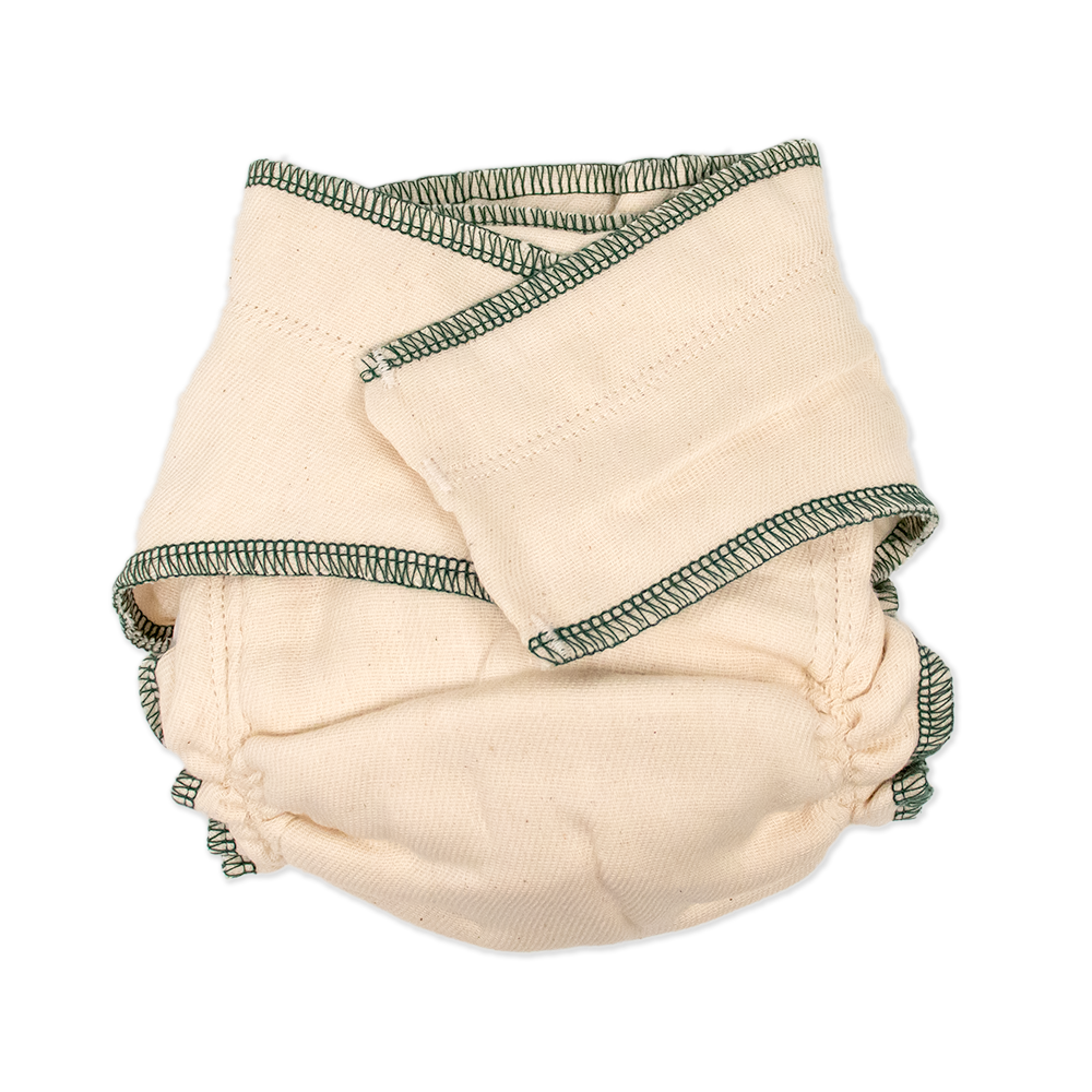 Image of Nicki's Snapless Cotton Fitted Diaper