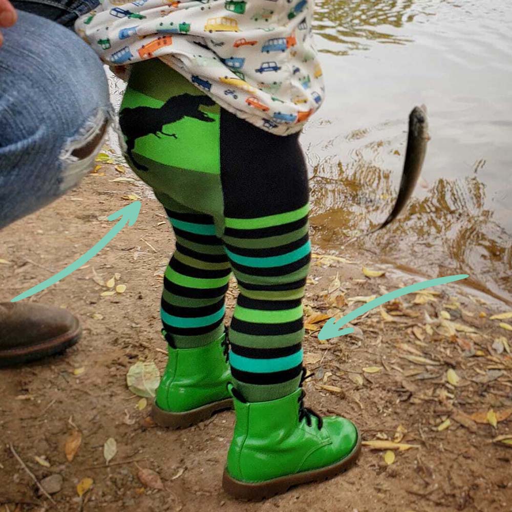 Nicki's Knit Leggings by the Lake