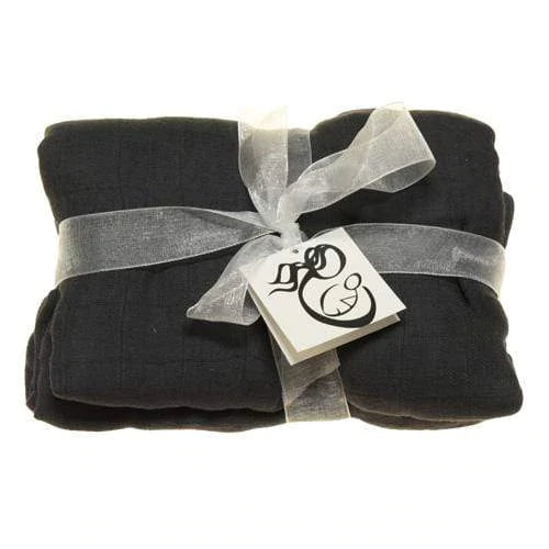 Nicki's Diapers Black Reusable Bamboo Snuggle Blanket