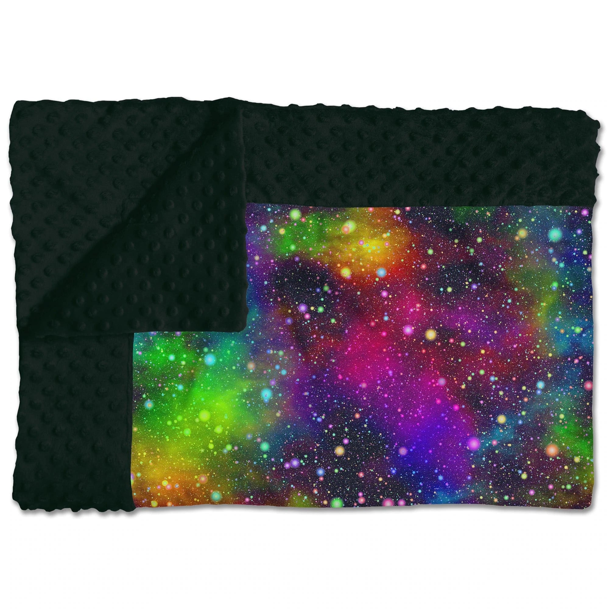 Nicki's Diapers Rainbow Galaxy Single Bubble Blanket