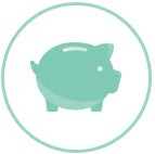 Piggy Bank Icon for Earning Rewards