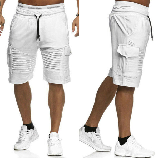 mens skinny jogger shorts