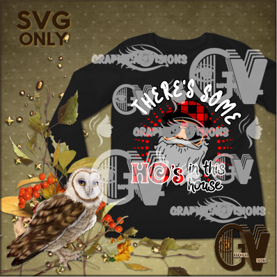 Download There S Some Ho S Layered Santa Svg Set Of 2 Graphicalvisions