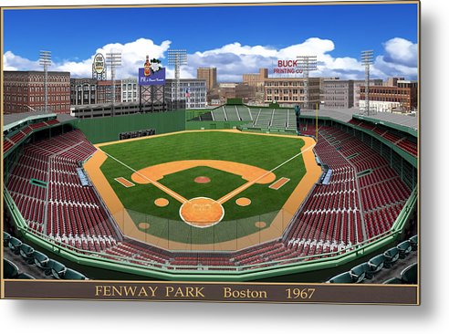 Fenway Park Baseball Stadium Print, Boston Red Sox Baseball