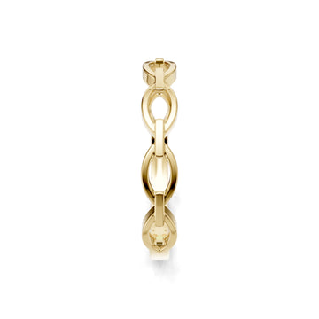Pargold Solid Gold Elegant Link Band -Gold_Static_Gold