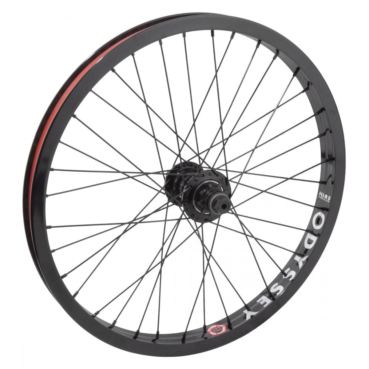 Odyssey Freecoaster Rear Wheel, Hazard Lite Black Rim, 36H, Clutch