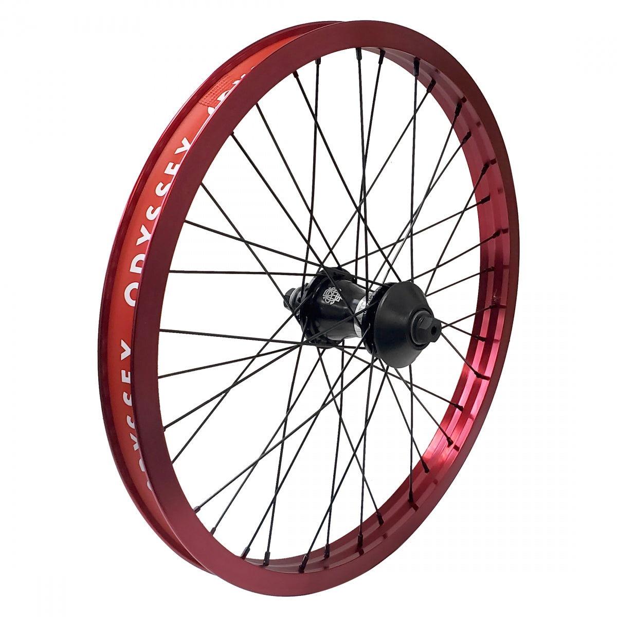 Odyssey Freecoaster Rear Wheel, Hazard Lite Black Rim, 36H, Clutch