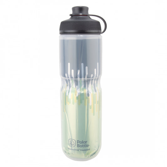 Polar Breakaway Muck Insulated Zipper Water Bottle - 12oz, Moss/Desert